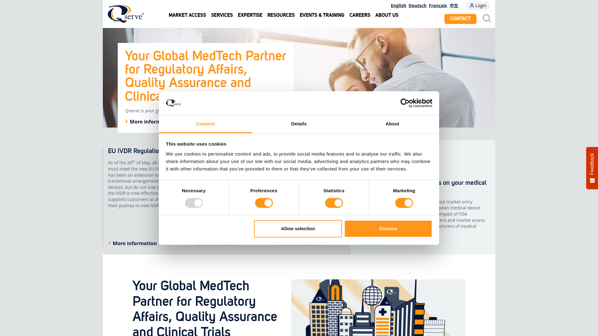 Qserve Group Platform Screenshot